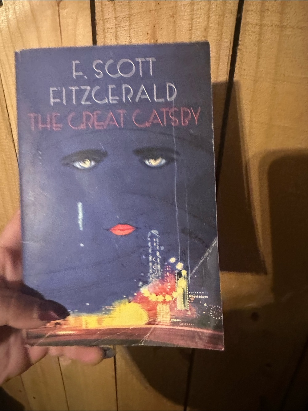 The Great Gatsby - Navy Blue Cover Art Book